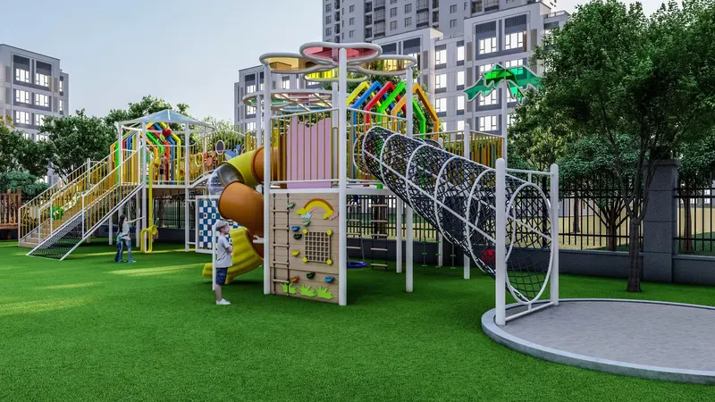 防腐木景观廊架实景